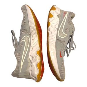 NIKE RENEW RIDE 2 'WOLF GREY CHILE RED' Size 12